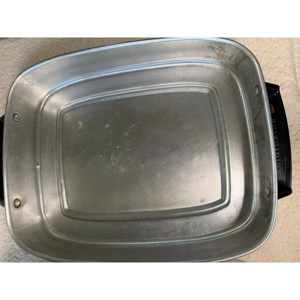 Frigidaire Radiant-Wall Spatter-Free Broiler Grill Vintage Aluminum Pan